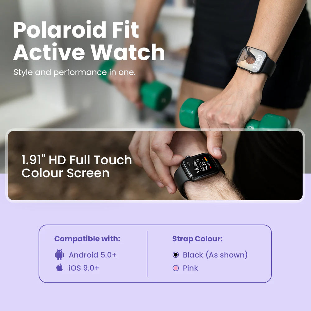PA86 Polaroid Fit Active Watch