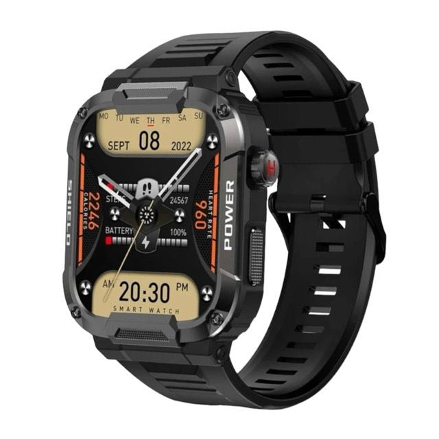 C20 1.71 inch TFT HD Screen Smart Watch, Support Heart Rate Monitoring/Blood Oxygen Monitoring(Black)