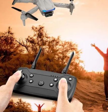 F190 DRONE WITH 4K DUAL CAMERA F/2.15 100° FOV LED NIGHT FLIGHT FOLDABLE MINI DRONE